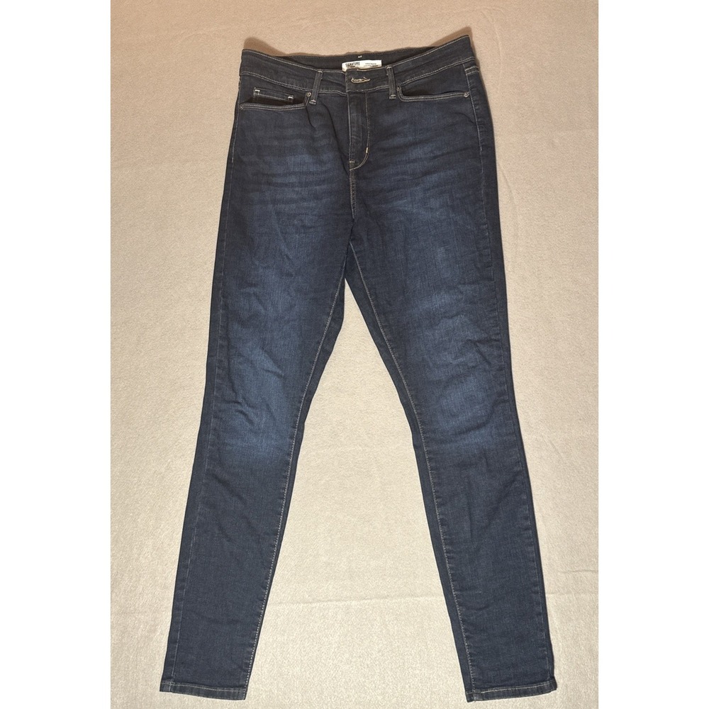 Levi Strauss Signature Women's Throw Back Skinny Dark Wash Jeans